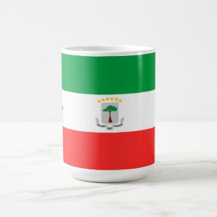 Kennzeichen für äquatoriale Guinea Kaffeetasse