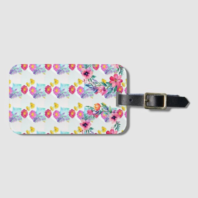 Kennzeichen für Blumengepäck Gepäckanhänger (Vorderseite (Horizontal))