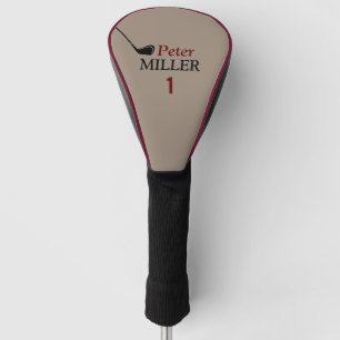 Kennzeichen für einen Golfer Golf Headcover