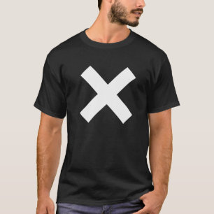 Kennzeichen X die Stelle T-Shirt