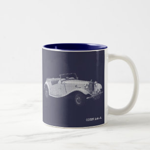 Kennzeichenii Roadster-Tasse Magnesiums TD Zweifarbige Tasse