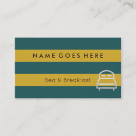 "Kennzeichnet" B&B Visitenkarten Visitenkarte