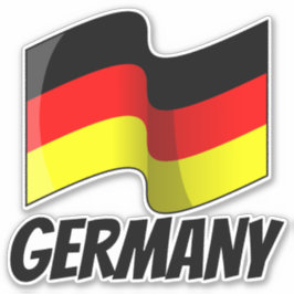 Kennzeichnung der deutschen Flagge Aufkleber