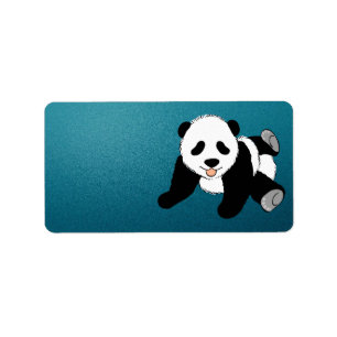 KENNZEICHNUNG DER PANDA-BEAR ADRESSAUFKLEBER