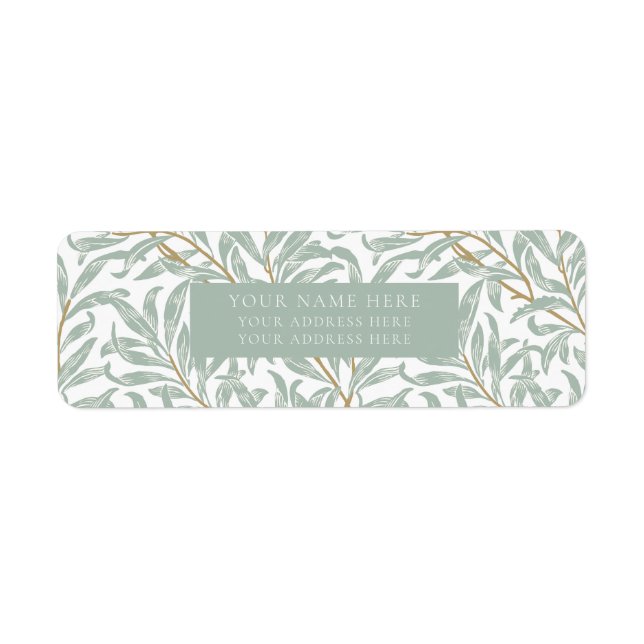 KENNZEICHNUNG DER RÜCKKEHR: WILLIAM MORRIS (Vorne)