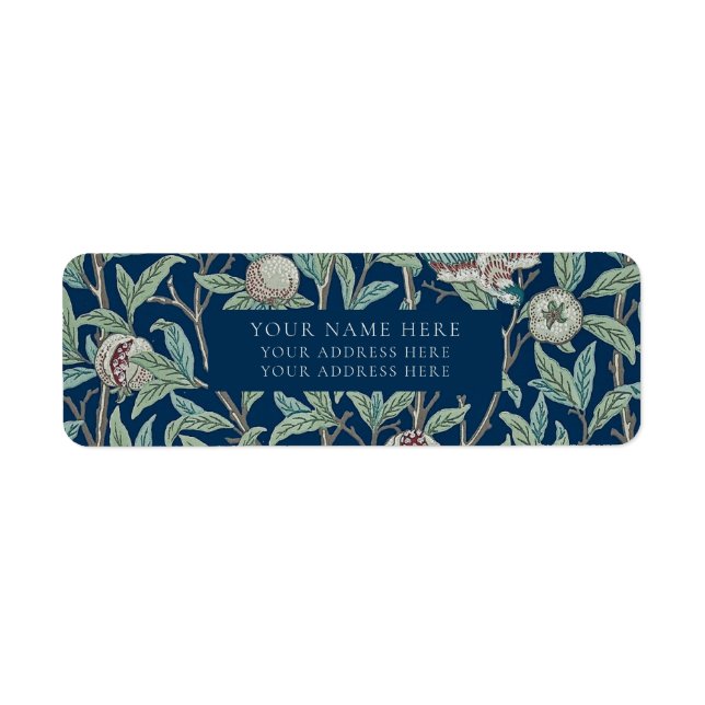 KENNZEICHNUNG DER RÜCKKEHR: WILLIAM MORRIS (Vorne)