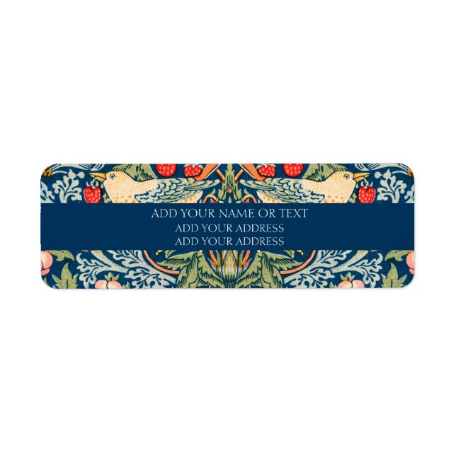 KENNZEICHNUNG DER RÜCKKEHR: WILLIAM MORRIS (Vorne)