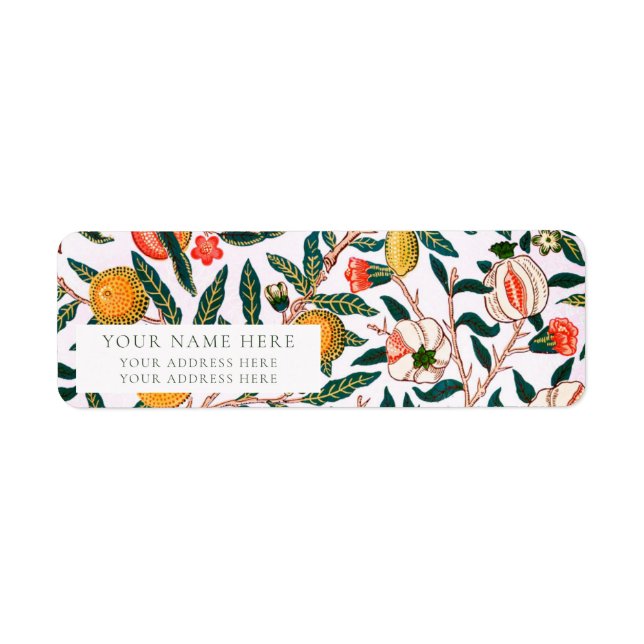 KENNZEICHNUNG DER RÜCKKEHR: WILLIAM MORRIS (Vorne)