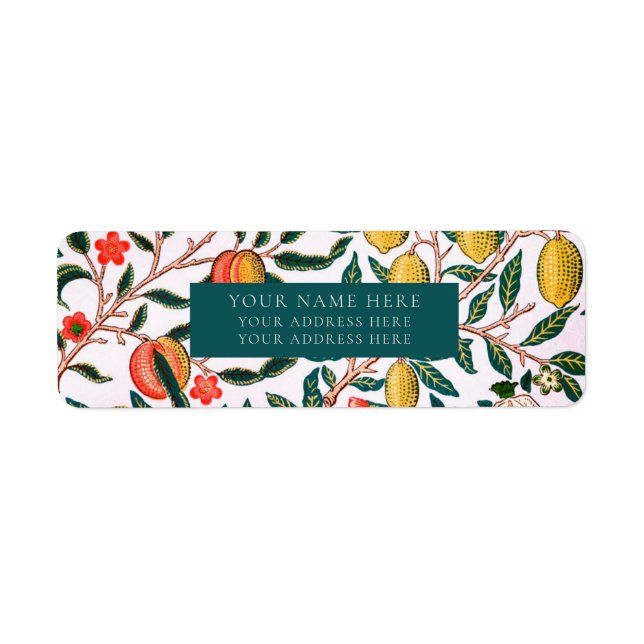 KENNZEICHNUNG DER RÜCKKEHR : WILLIAM MORRIS : APPL (Vorne)
