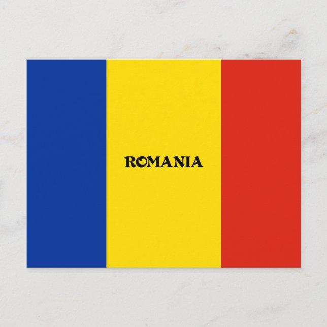 Kennzeichnung des rumänischen Musters Postkarte (Vorderseite)