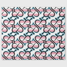 Kennzeichnung für Inklusivität und Liebe Symbol TG Geschenkpapier