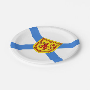 Kennzeichnungsplatte für Nova Scotia Party Pappteller