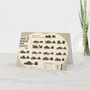 Kennzeichnungstabelle WWII Mittlere Panzer Karte