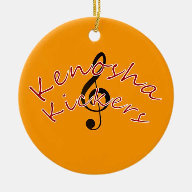 Kenosha Kicker Keramikornament (Vorne)
