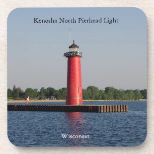 Kenosha North Pierhead Light Untersetzer