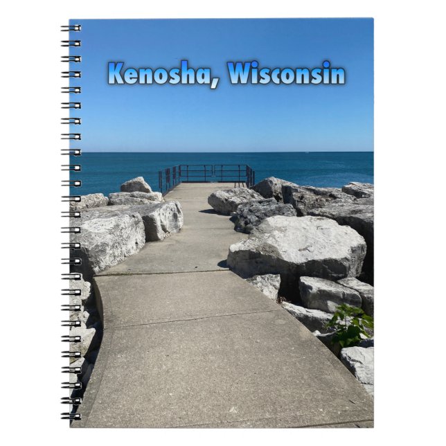 Kenosha, Wisconsin am See Michigan Notizblock (Vorderseite)