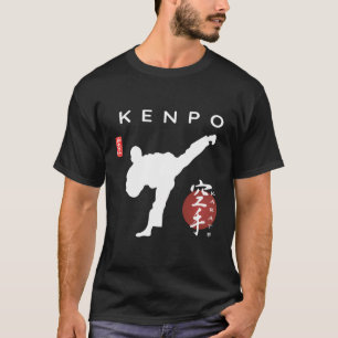 Kenpo Beginner Kalligrafie Schriftart Kenpo Karate T-Shirt