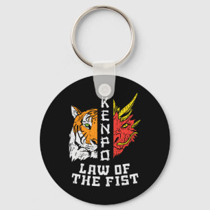 Kenpo Gesetz des ersten Tigerdrachen Kempo Karate  Schlüsselanhänger