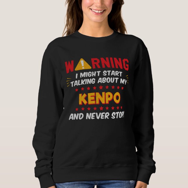 Kenpo Joke Graphic Sweatshirt (Vorderseite)