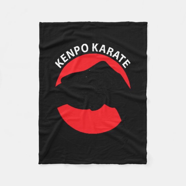 Kenpo Karate 2 Fleecedecke (Vorderseite)