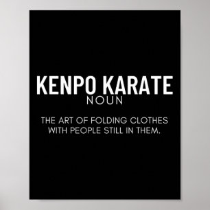 Kenpo Karate Definition Funny American Kenpo Poster