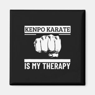 Kenpo Karate ist meine Therapie Funny American Ken Magnet