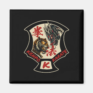 Kenpo Karate Martial Art Self Defense Tiger Dragon Magnet