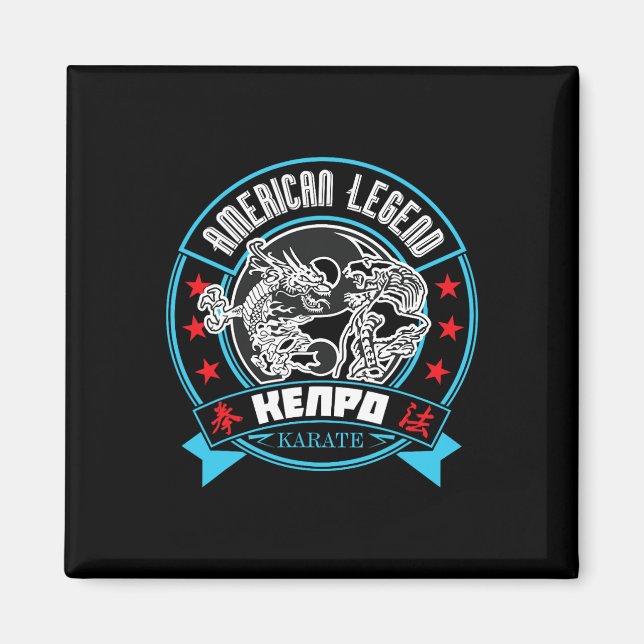 Kenpo Karate Martial Artist Magnet (Vorne)