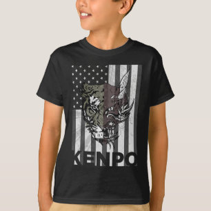 Kenpo Karate Martial Arts American Flag Frauen Män T-Shirt