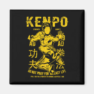 Kenpo Karate Martial Arts Retro Vintage abgenutzt Magnet