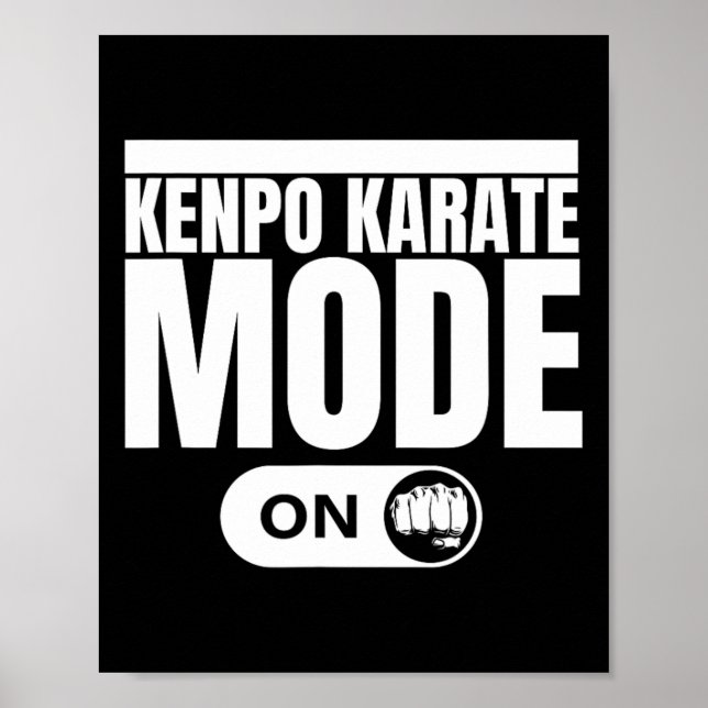 Kenpo Karate Modus on Funny American Kenpo 1 Poster (Vorne)