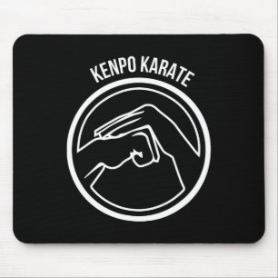 Kenpo Karate White Black Hands Coole Kampfkunst T Mousepad