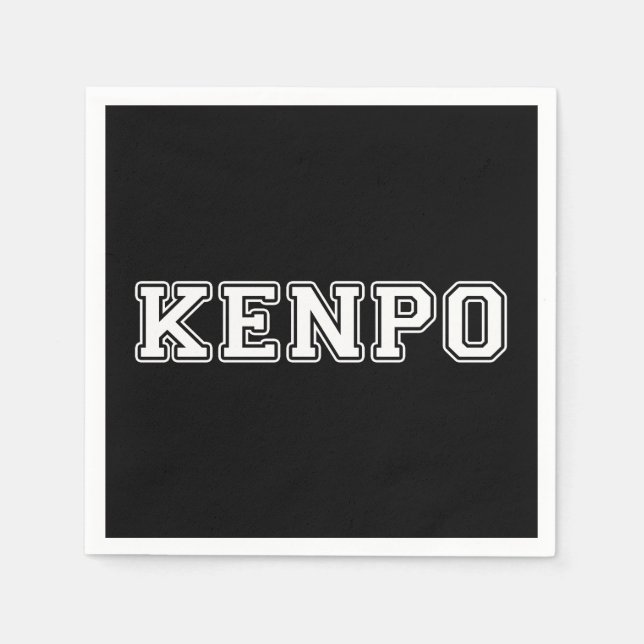 Kenpo Serviette (Vorderseite)