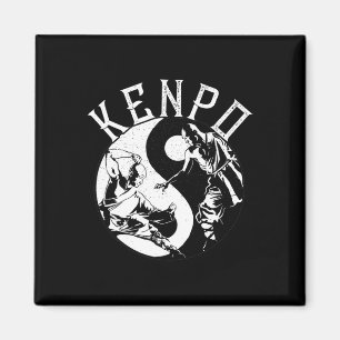 Kenpo Yin Yang Martial Arts Japanisch Kempo Fighte Magnet