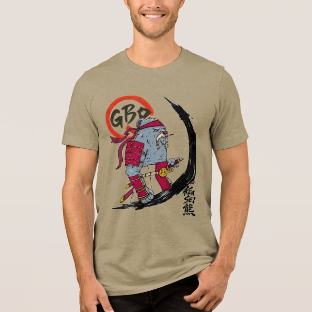 Kensei Bear IV Tri-Blend Shirt (Vorderseite)