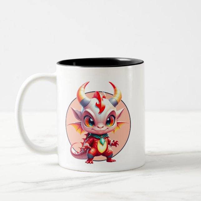 Kensi Baby Dragon Zweifarbige Tasse (Links)