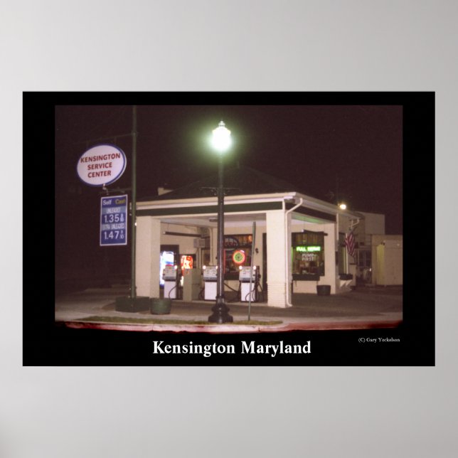 Kensington Service Station Poster (Vorne)