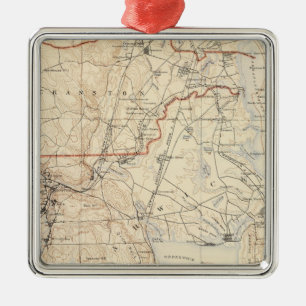 Kent County, Rhode Island Silbernes Ornament