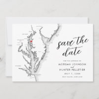 Kent Island Maryland Map Wedding