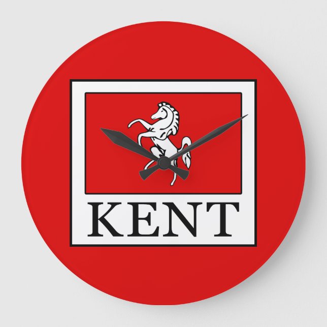 Kent Landkreis England Große Wanduhr (Vorderseite)