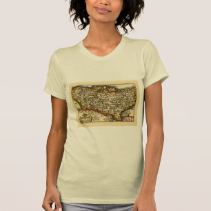 Kent Landkreis England Old Antiquarian John Speed T-Shirt