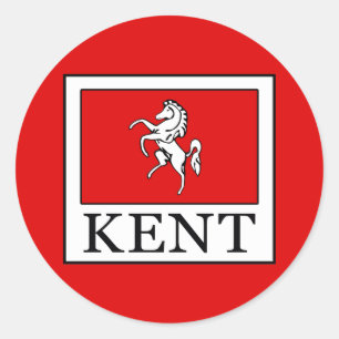 Kent Landkreis England Runder Aufkleber