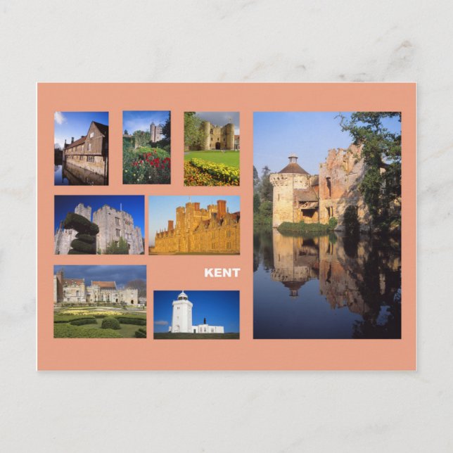 Kent-Mehrbild Postkarte (Vorderseite)