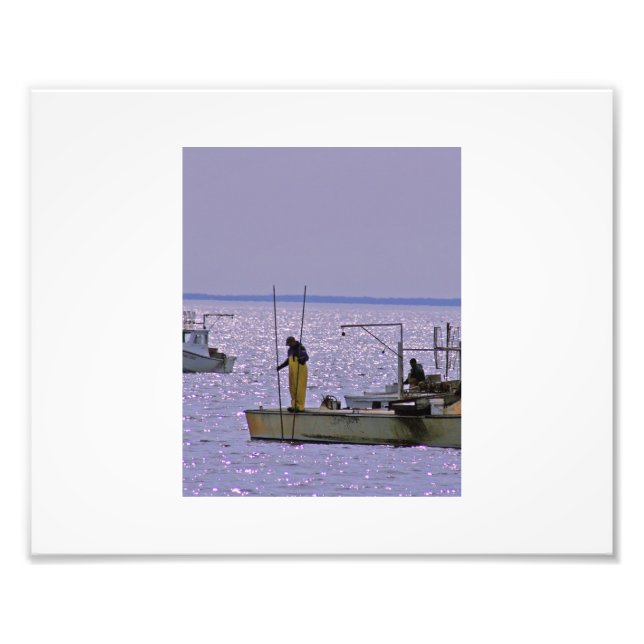 Kent Narrows Oyster Tonger Fotodruck (Vorne)