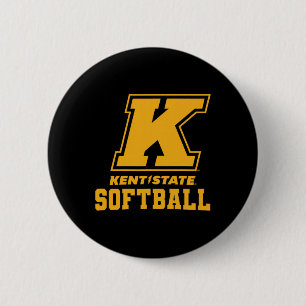 Kent State University Softll Bekleidung Sportfan Button