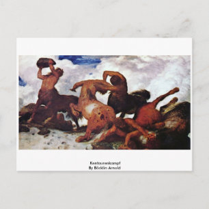Kentaurenkampf von Böcklin Arnold Postkarte