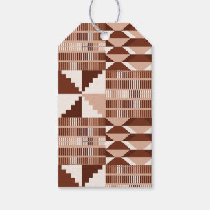Kente Block - Ton Terrakotta Geschenkanhänger