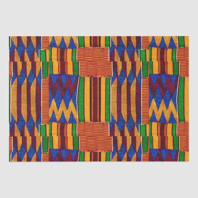 Kente Cloth Seidenpapier (Vorderseite)