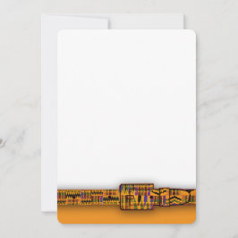 Kente Einladungsserie Einladung
