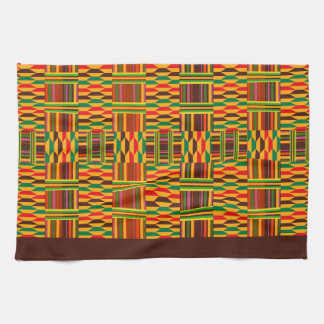 Kente Ethnisches Muster Geschirrtuch